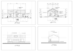 전원주택도면사진