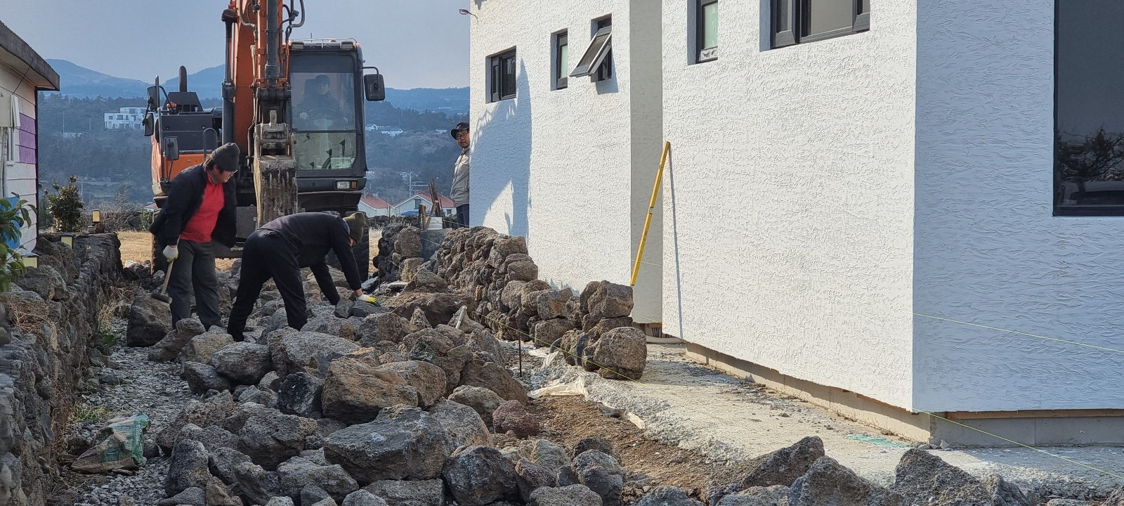 곽지리 돌담사진1