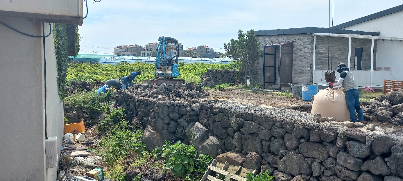 구좌읍 돌담사진1